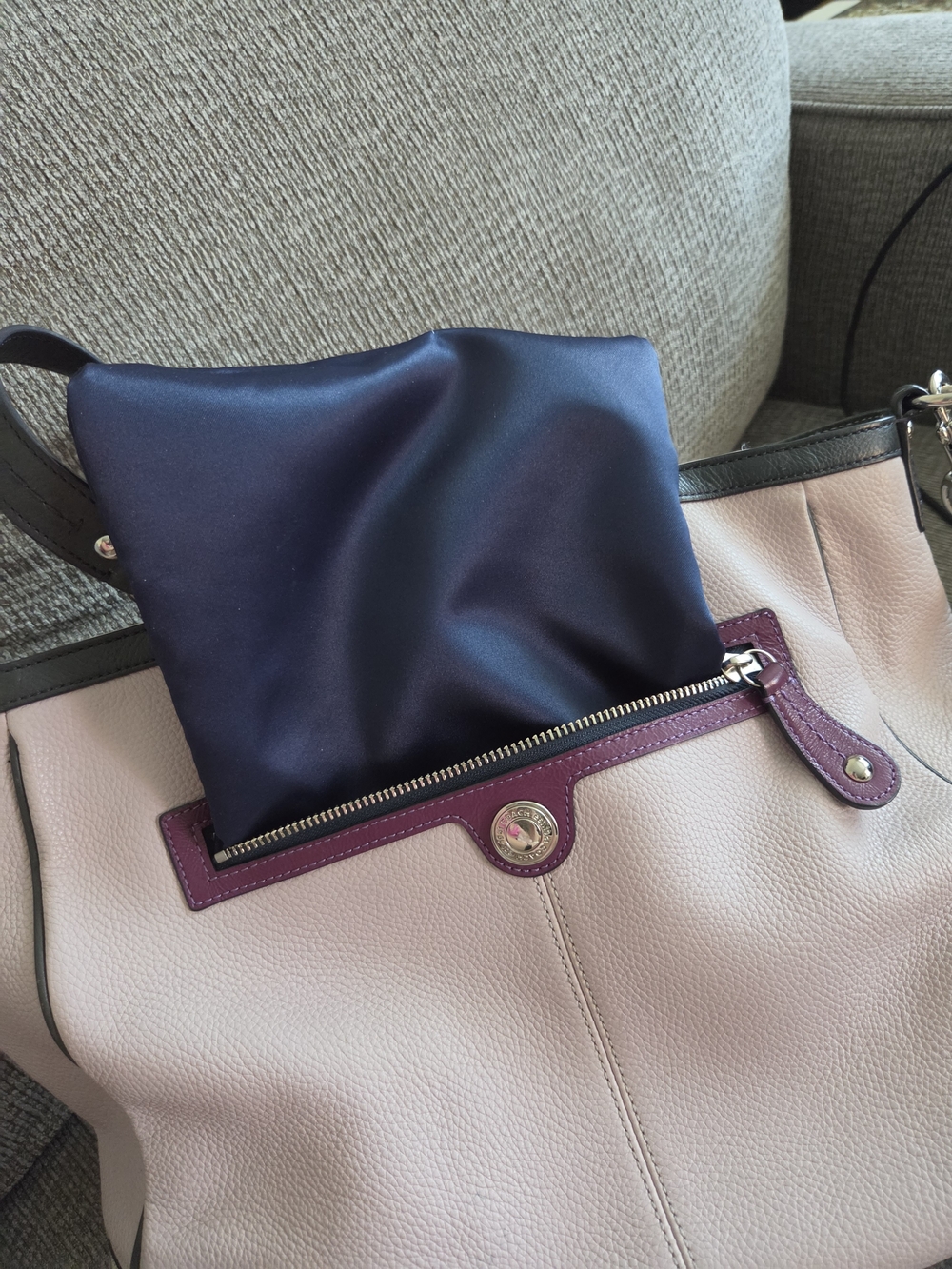 Coach Laura Spectator Pebbled Leather Shoulder Bag (Style #F15145) - Picture 7 of 10